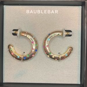 NWT BaubleBar Hoop Earrings
